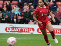 Olivia Smith of Liverpool Women participates in the Barclays FA Women's Super League soccer match between Tottenham Hotspur Women and Liverp...