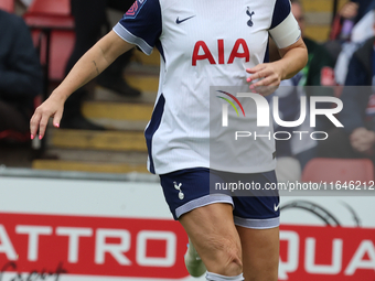 Molly Bartrip of Tottenham Hotspur Women plays during the Barclays FA Women's Super League soccer match between Tottenham Hotspur Women and...