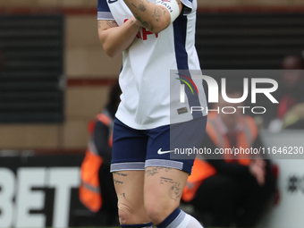 Bethany England of Tottenham Hotspur Women plays during the Barclays FA Women's Super League soccer match between Tottenham Hotspur Women an...