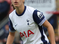 Mateo Oroz of Tottenham Hotspur Women is in action during the Barclays FA Women's Super League soccer match between Tottenham Hotspur Women...