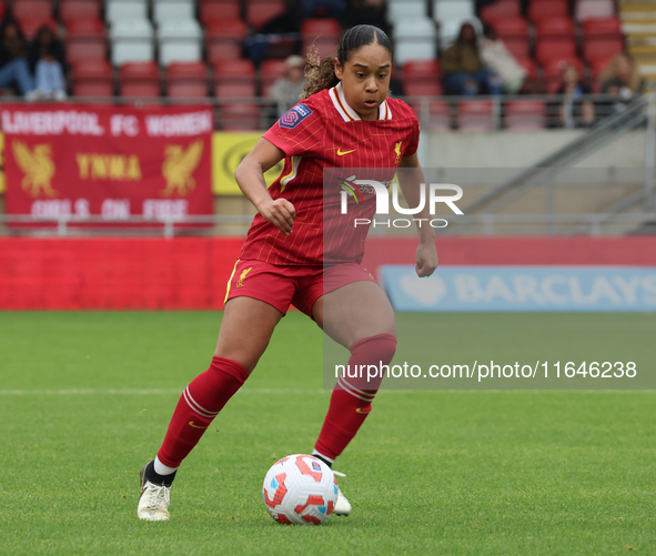 Olivia Smith of Liverpool Women plays during the Barclays FA Women's Super League soccer match between Tottenham Hotspur Women and Liverpool...