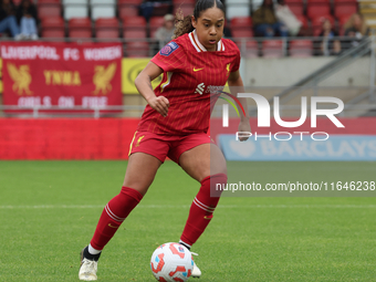 Olivia Smith of Liverpool Women plays during the Barclays FA Women's Super League soccer match between Tottenham Hotspur Women and Liverpool...