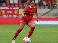 Olivia Smith of Liverpool Women plays during the Barclays FA Women's Super League soccer match between Tottenham Hotspur Women and Liverpool...