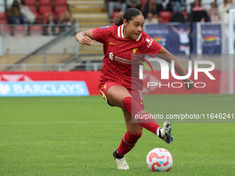 Olivia Smith of Liverpool Women plays during the Barclays FA Women's Super League soccer match between Tottenham Hotspur Women and Liverpool...