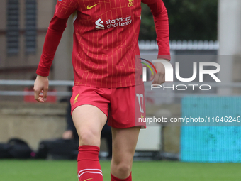 Jenna Clark of Liverpool Women plays during the Barclays FA Women's Super League soccer match between Tottenham Hotspur Women and Liverpool...