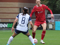 Jenna Clark of Liverpool Women plays during the Barclays FA Women's Super League soccer match between Tottenham Hotspur Women and Liverpool...