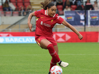 Olivia Smith of Liverpool Women plays during the Barclays FA Women's Super League soccer match between Tottenham Hotspur Women and Liverpool...