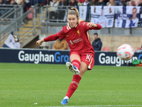 Marie Hobinger of Liverpool Women scores during the Barclays FA Women's Super League soccer match between Tottenham Hotspur Women and Liverp...