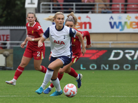 Amanda Nilden, on loan from Juventus, of Tottenham Hotspur Women plays during the Barclays FA Women's Super League soccer match between Tott...