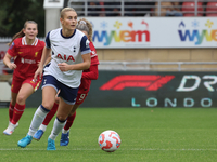 Amanda Nilden, on loan from Juventus, of Tottenham Hotspur Women plays during the Barclays FA Women's Super League soccer match between Tott...