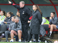 Matt Beard, Manager of Liverpool Women, is present during the Barclays FA Women's Super League soccer match between Tottenham Hotspur Women...