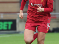 Marie Hobinger of Liverpool Women plays during the Barclays FA Women's Super League soccer match between Tottenham Hotspur Women and Liverpo...