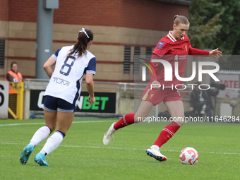 Jenna Clark of Liverpool Women plays during the Barclays FA Women's Super League soccer match between Tottenham Hotspur Women and Liverpool...