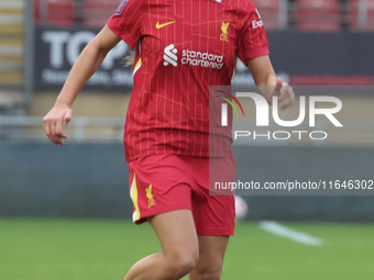 Mia Enderby of Liverpool Women plays during the Barclays FA Women's Super League soccer match between Tottenham Hotspur Women and Liverpool...