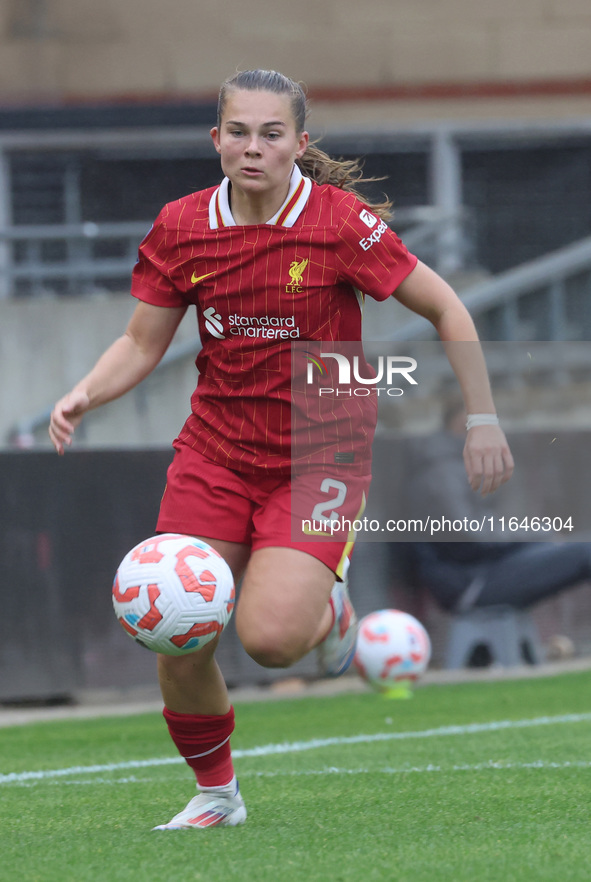 Lucy Parry of Liverpool Women plays during the Barclays FA Women's Super League soccer match between Tottenham Hotspur Women and Liverpool W...