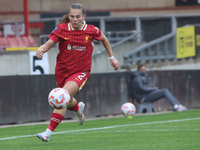 Lucy Parry of Liverpool Women plays during the Barclays FA Women's Super League soccer match between Tottenham Hotspur Women and Liverpool W...