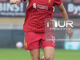 Mia Enderby of Liverpool Women plays during the Barclays FA Women's Super League soccer match between Tottenham Hotspur Women and Liverpool...