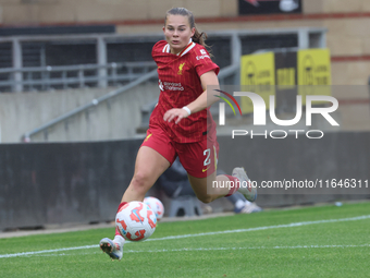 Lucy Parry of Liverpool Women plays during the Barclays FA Women's Super League soccer match between Tottenham Hotspur Women and Liverpool W...