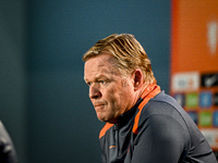 Netherlands trainer coach Ronald Koeman participates in the match training and press conference for the Netherlands on October 7, 2024, at t...