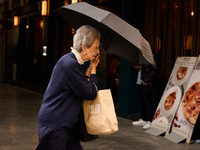 October rains begin in Madrid, Spain, on October 7, 2024. (