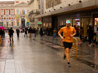 October rains begin in Madrid, Spain, on October 7, 2024. (