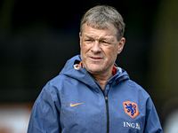 Netherlands assistant trainer Erwin Koeman is present during the training and press conference for the Netherlands on October 7, 2024, at th...