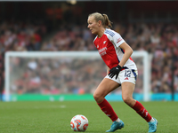 Frida Maanum of Arsenal during the Barclays FA Women's Super League match between Arsenal and Everton at the Emirates Stadium in London, Eng...