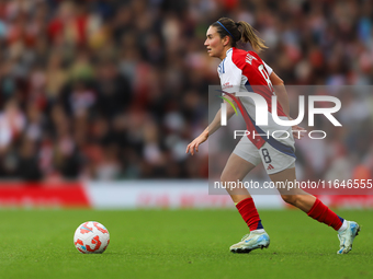 Mariona Caldentey of Arsenal participates in the Barclays FA Women's Super League match between Arsenal and Everton at the Emirates Stadium...