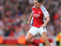 Mariona Caldentey of Arsenal participates in the Barclays FA Women's Super League match between Arsenal and Everton at the Emirates Stadium...