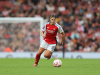 Kyra Cooney Cross of Arsenal participates in the Barclays FA Women's Super League match between Arsenal and Everton at the Emirates Stadium...