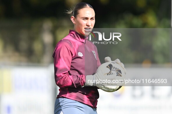 Goalkeeper Natalia Negri of Ipswich warms up during the FA Women's Premier League Premier Division match between Ipswich Town Women and Watf...