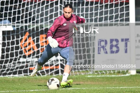 Goalkeeper Natalia Negri of Ipswich warms up during the FA Women's Premier League Premier Division match between Ipswich Town Women and Watf...