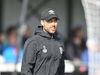 Manager Joe Sheehan (Manager Ipswich) looks on during the FA Women's Premier League Premier Division match between Ipswich Town Women and Wa...