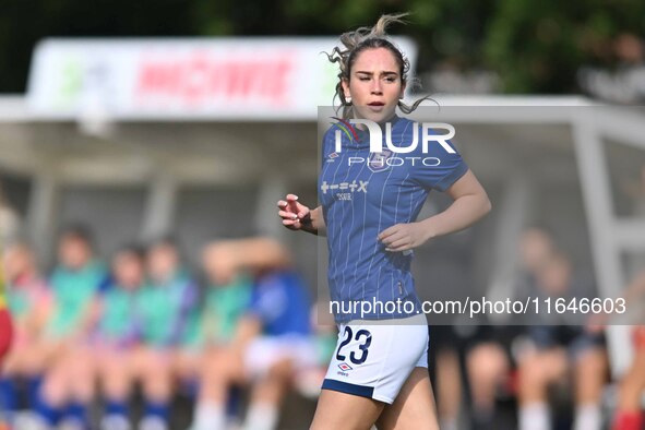 Shauna Guyatt, 23, from Ipswich, looks on during the FA Women's Premier League Premier Division match between Ipswich Town Women and Watford...