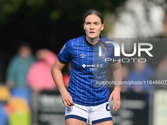 Megan Wearing, 20, from Ipswich, looks on during the FA Women's Premier League Premier Division match between Ipswich Town Women and Watford...