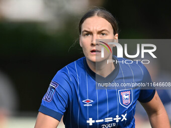 Megan Wearing, 20, from Ipswich, is in action during the FA Women's Premier League Premier Division match between Ipswich Town Women and Wat...