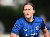 Megan Wearing, 20, from Ipswich, is in action during the FA Women's Premier League Premier Division match between Ipswich Town Women and Wat...