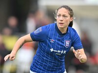 Angela Addison, 24, from Ipswich, goes forward during the FA Women's Premier League Premier Division match between Ipswich Town Women and Wa...