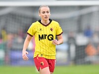 Sophie Mclean (6 Watford) is in action during the FA Women's Premier League Premier Division between Ipswich Town Women and Watford Women at...