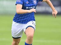 Angela Addison, 24, from Ipswich, goes forward during the FA Women's Premier League Premier Division match between Ipswich Town Women and Wa...