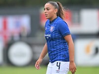 Charlotte Fleming (4 Ipswich) is in action during the FA Women's Premier League Premier Division between Ipswich Town Women and Watford Wome...