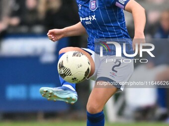 Maria Boswell from Ipswich controls the ball during the FA Women's Premier League Premier Division match between Ipswich Town Women and Watf...