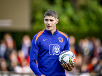 Netherlands player Mickey van de Ven participates in the training and press conference for the Netherlands Nations League season 2024-2025 a...