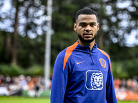 Netherlands player Cody Gakpo participates in the training and press conference for the Netherlands Nations League season 2024-2025 at the K...