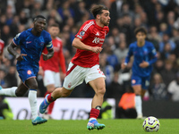 Jota Silva of Nottingham Forest runs with the ball during the Premier League match between Chelsea and Nottingham Forest at Stamford Bridge...