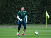 Michele di Gregorio of Juventus attends the Italy training camp session in Coverciano, Florence, on October 7, 2024 (