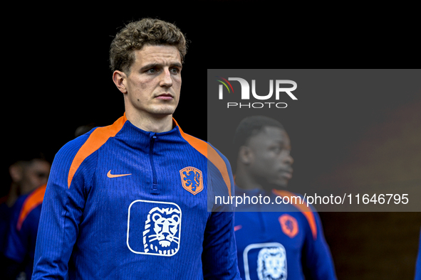 Netherlands player Guus Til participates in the training and press conference for the Netherlands Nations League season 2024-2025 at the KNV...