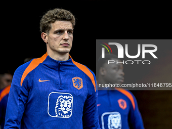 Netherlands player Guus Til participates in the training and press conference for the Netherlands Nations League season 2024-2025 at the KNV...