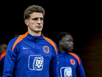 Netherlands player Guus Til participates in the training and press conference for the Netherlands Nations League season 2024-2025 at the KNV...