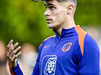 Netherlands player Mickey van de Ven participates in the training and press conference for the Netherlands Nations League season 2024-2025 a...